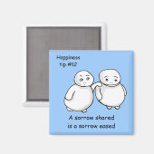 delen uw sorrijen magneet (Voorkant / Achterkant)