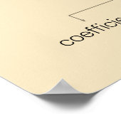 Delen van een vergelijking poster (Hoek)