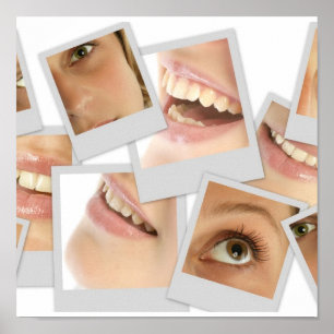 delen van het gezicht poster