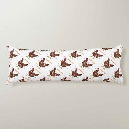 Delen van kippen lichaamskussen (Voorkant)