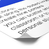 Delen van Poster van spraak (Hoek)