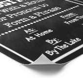 Delen van Poster voor spraak Engels klaslokaal (Hoek)