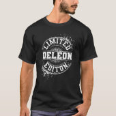 DELEON Grappige achternaam Family Tree Verjaardag T-shirt (Voorkant)