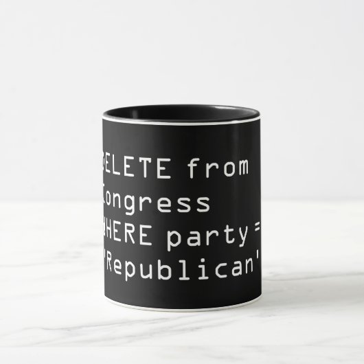 DELETE Republikeinen VAN het Congres - SQL-Mok Mok (Midden)