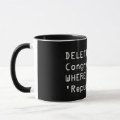 DELETE Republikeinen VAN het Congres - SQL-Mok Mok (Links)