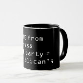 DELETE Republikeinen VAN het Congres - SQL-Mok Mok (Voorkant rechts)
