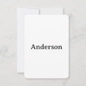 Delete Text Replace Own Design 3.5" x 5" Rounded Bedankkaart (Voorkant)
