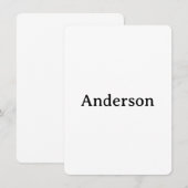 Delete Text Replace Own Design 4.5"x6.25" Rounded Bedankkaart (Voorkant / Achterkant)