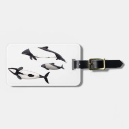 Delfin de Commerson Bagagelabel