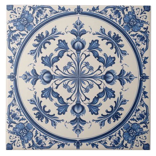 delft 13-stijl tegeltje (Voorkant)