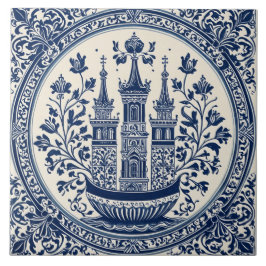 Delft 1-stijl tegeltje