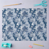 delft blauw Chinoiserie china pagode Tissuepapier (Craft)