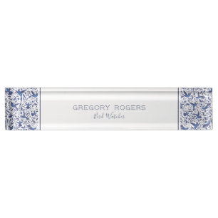 Delft Blue Bird Naambordje