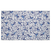 Delft Blue Birds Seamless Pattern Stof (Fat Quarter)
