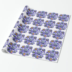  Delft Blue Delftware Holland Patroon Cadeaupapier