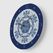 Delft Blue Design 02 van 1.764 ~ * ~  Grote Klok (Hoek)