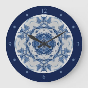 Delft Blue Design 02 van 1.764 ~ * ~ Grote Klok