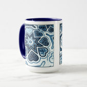 Delft Blue Heart-Mok Mok (Voorkant links)