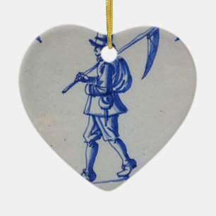 Delft Blue Tegel - Sjabloon Keramisch Ornament