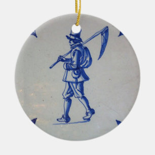 Delft Blue Tegel - Sjabloon Keramisch Ornament