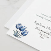 Delft Blue Tulip, Faire-part de mariage photo pers