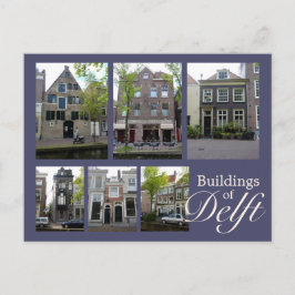 Delft Buildings Collage Briefkaart
