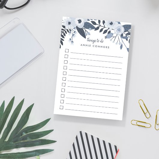 Delft Floral | Aangepast om lijst te doen Post-it® Notes