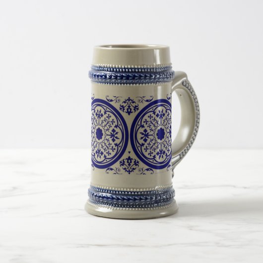 Delft Inspired Art Stein Bierpul (Voorkant rechts)