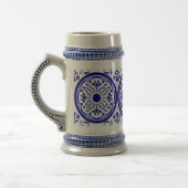 Delft Inspired Art Stein Bierpul (Links)