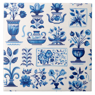 Delft Patroon Tegelwerk Tegeltje
