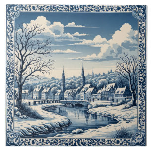 Delft Winterstijl 8 Tegeltje