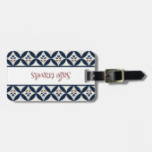 Delfts blauw - Bagagelabels (Voorkant horizontaal)