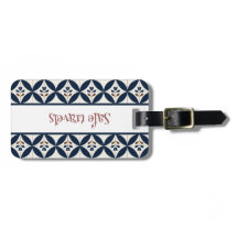 Delfts blauw - Bagagelabels