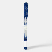  Delfts Blauw Bloemen Waterverf Pauw Case-Mate iPhone Case (Achterkant / Rechts)