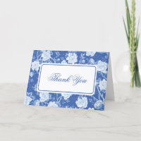 Delfts Blauw Chinoiserie Flower Bird Toile
