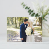 Delfts Blauw | Delft Blue Merci photo simple (Debout devant)