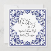 Delfts Blauw | Faire-part de mariage Delft Blue Ti (Devant)