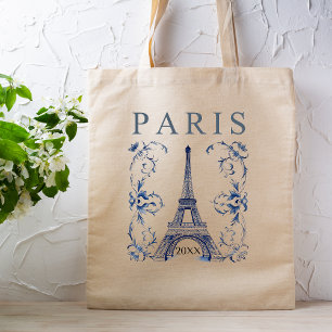 Delfts Blauw Parijs Eiffeltoren Tote Bag