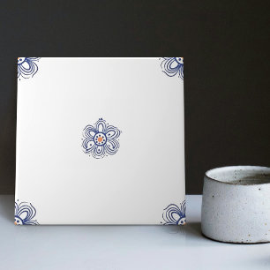 Delfts Blauwe bijpassende Nederlandse Indigo Mix & Tegeltje
