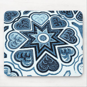 Delfts Blauwe Hart Muismat
