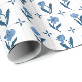 Delfts Tegel patroon Cadeaupapier (Rol Hoek)