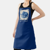 Delfts wollige mammoet schort (Insitu)