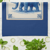 Delfts wollige mammoet theedoek (Gevouwen)