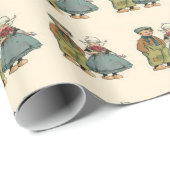 Delftse Windmolen Design Cadeaupapier (Rol Hoek)