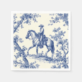 Delftware Cowboy Servet