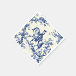 Delftware Cowboy Servet