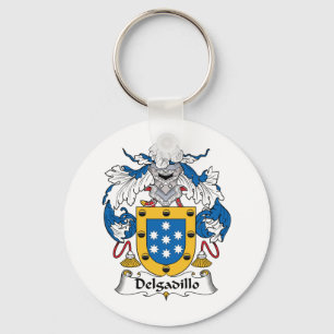 Delgadillo Family Crest Sleutelhanger