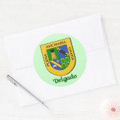 Delgado Family Shield Stickers (Envelop)