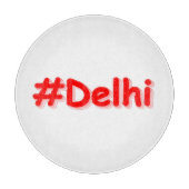 "#Delhi" Cute Design. Bestel nu Snijplank (Voorkant)