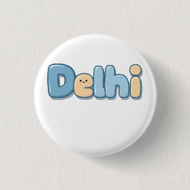 Delhi dilli ronde button 3,2 cm